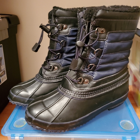 NWOT Kids Lands End Duck Boots - Picture 2 of 3